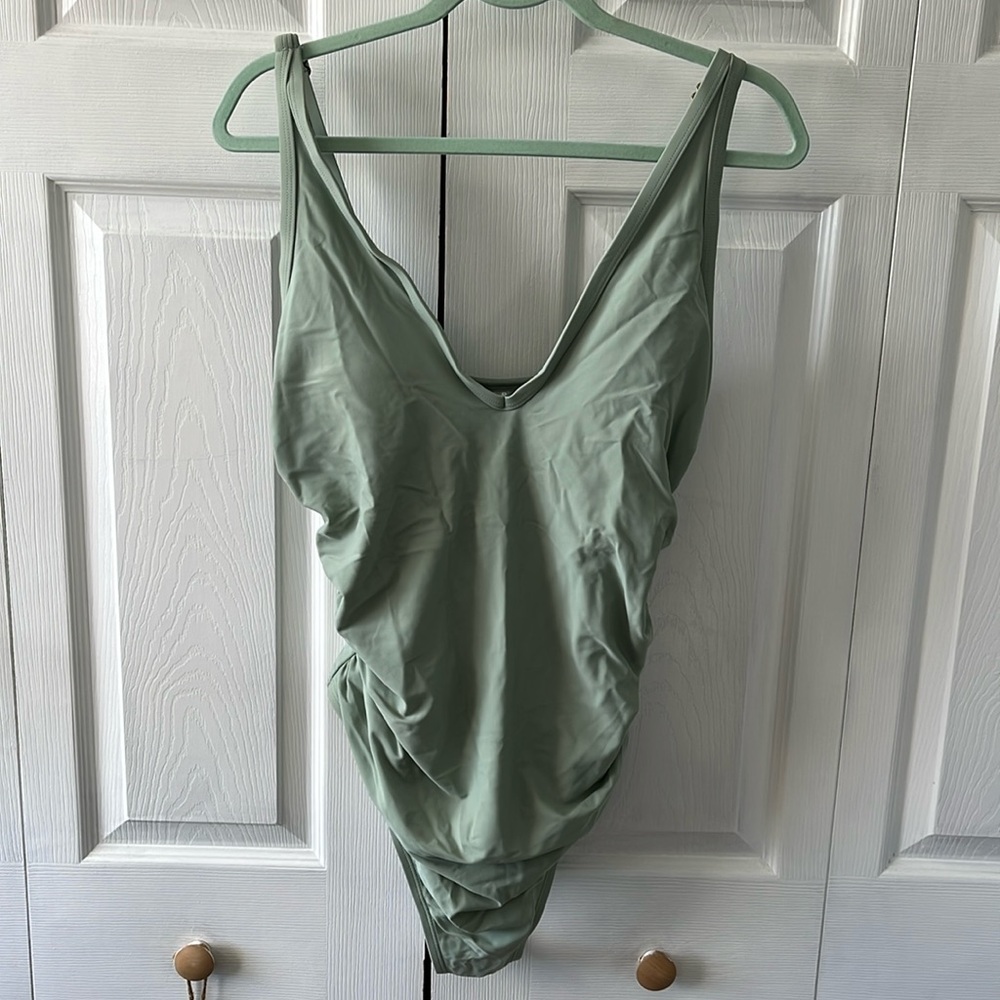 Green One Piece Bathing Suit